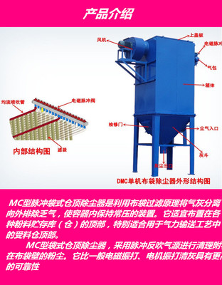單機脈沖布袋除塵器 高效除塵的工業(yè)環(huán)保利器